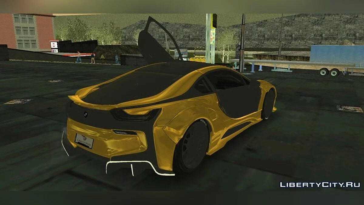 2017年宝马i8 LibertyWalk / GTA 3 (iOS, Android)