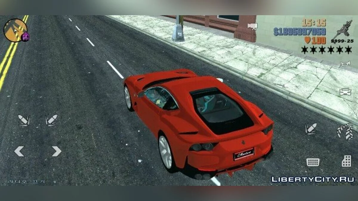 法拉利812 SF / GTA 3 (iOS, Android)