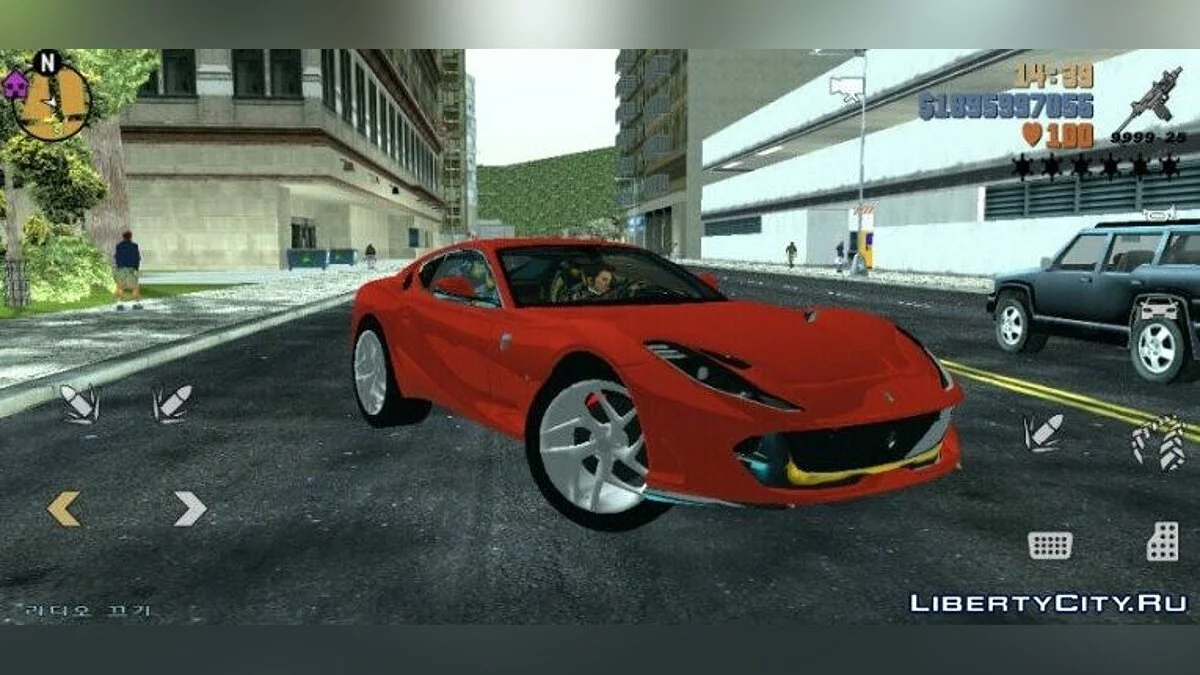 法拉利812 SF / GTA 3 (iOS, Android)