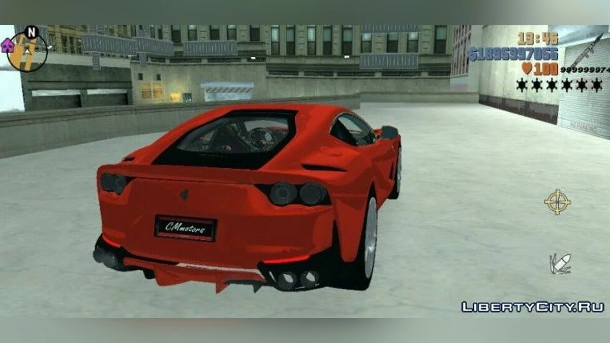 法拉利812 SF / GTA 3 (iOS, Android)