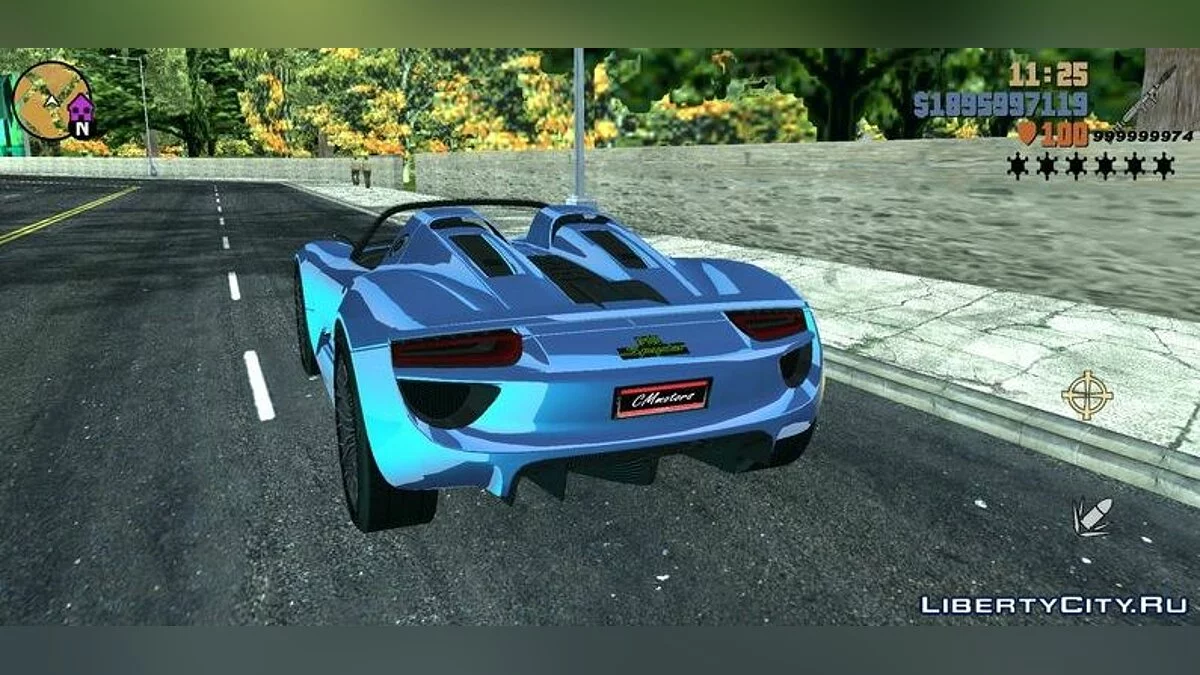 保时捷918 Spyder / GTA 3 (iOS, Android)