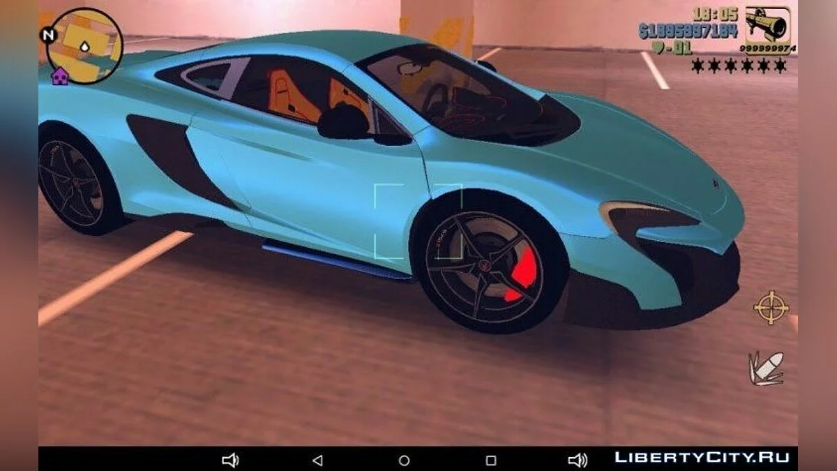 Mclaren 675LT Coupe 2016 / GTA 3 (iOS, Android)