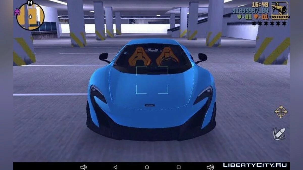 Mclaren 675LT Coupe 2016 / GTA 3 (iOS, Android)