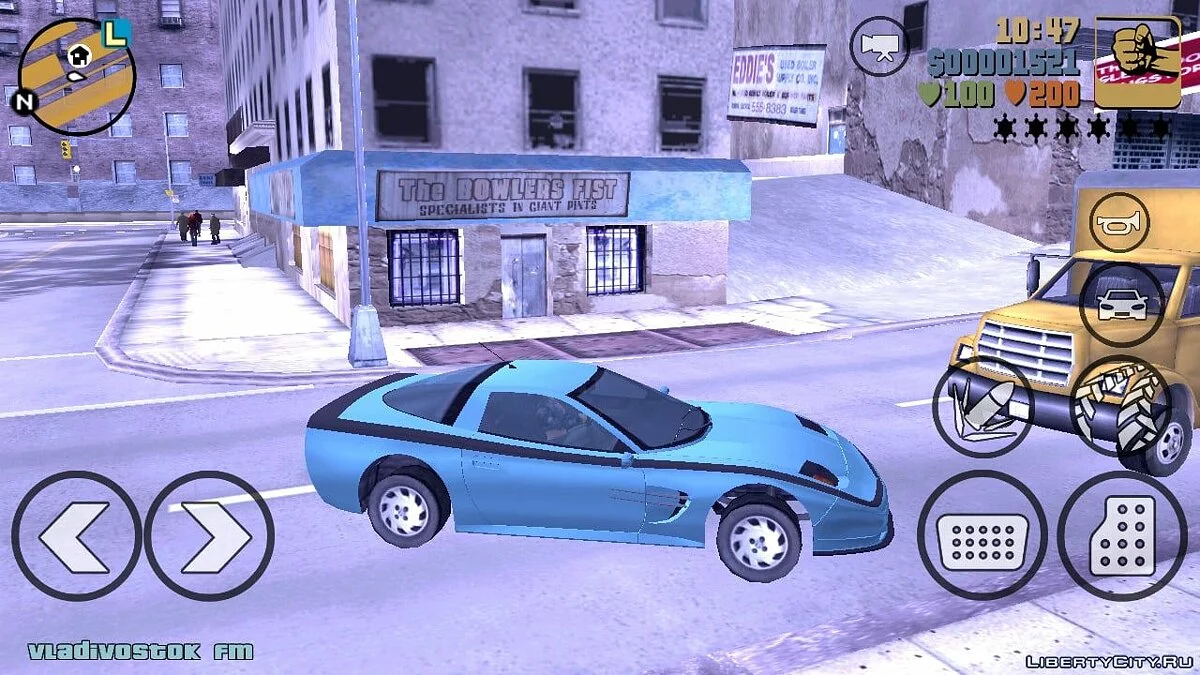 Coquette de GTA 4 / GTA 3 (iOS, Android)