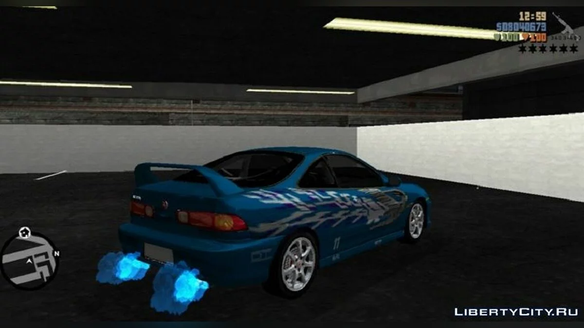 Acura Integra Fast And Furious da Mia / GTA 3 (iOS, Android)