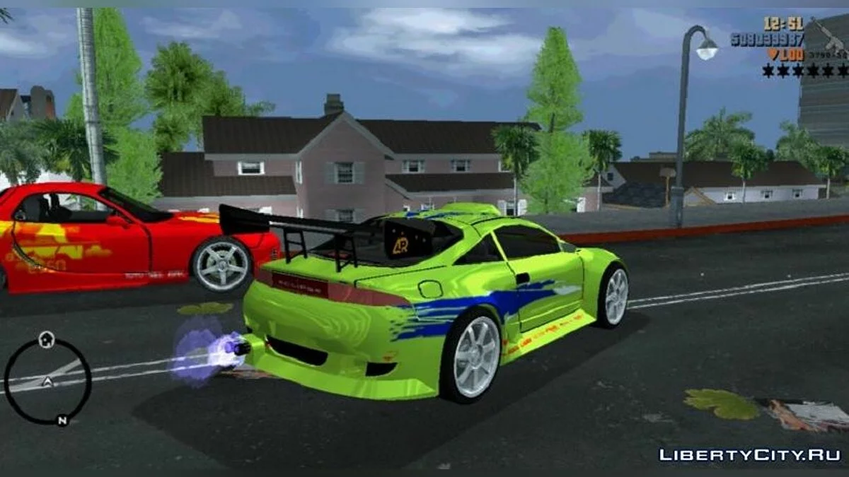 Mitsubishi Eclipse / GTA 3 (iOS, Android)