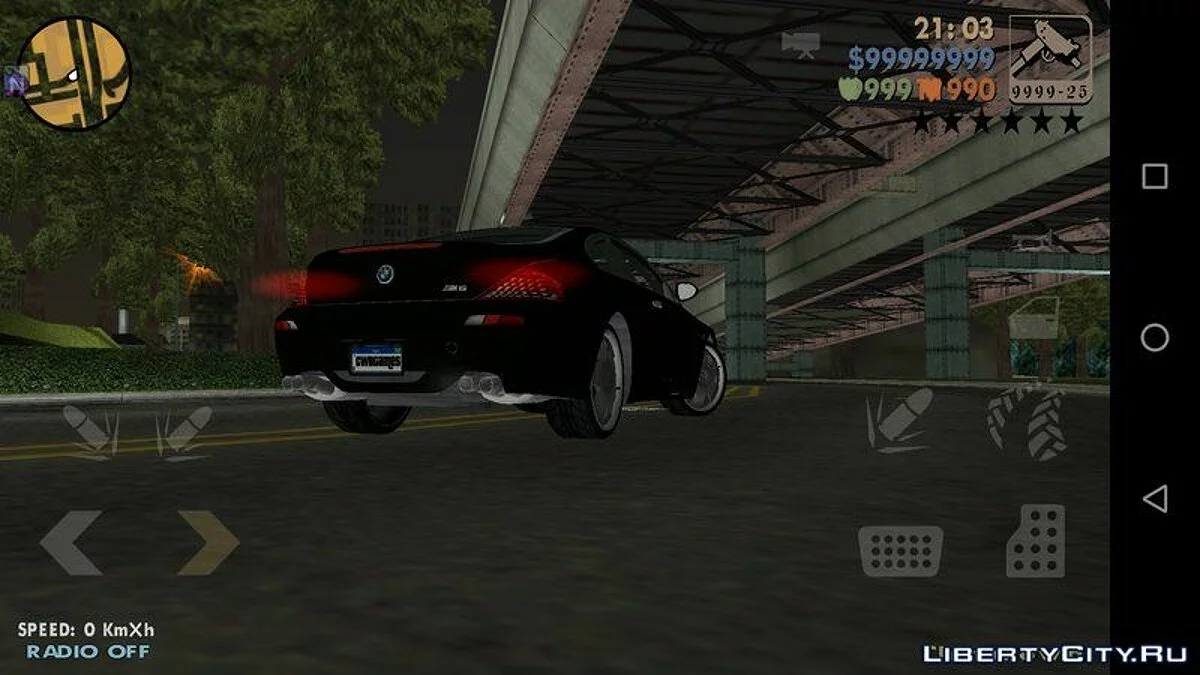 BMW M6 E63 / GTA 3 (iOS, Android)