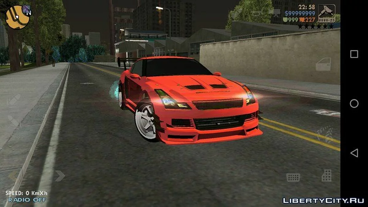 Елегія RH8 Кастом / GTA 3 (iOS, Android)