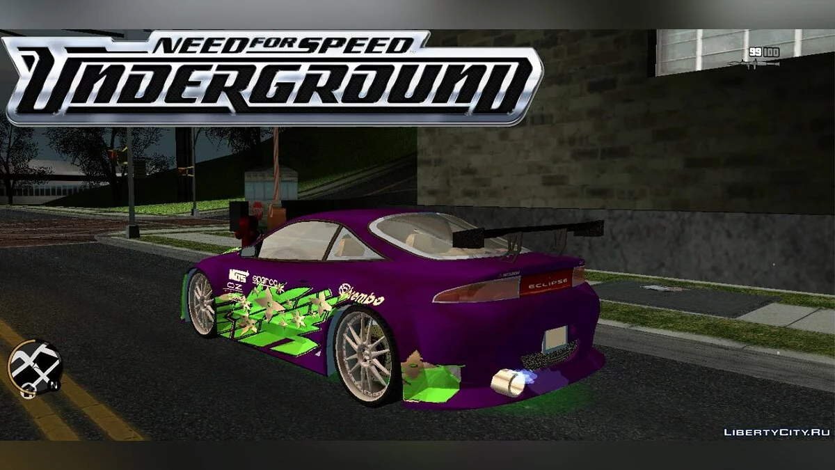 Mitsubishi Eclipse Motors from Need for Speed Underground  / GTA 3 (iOS, Android)