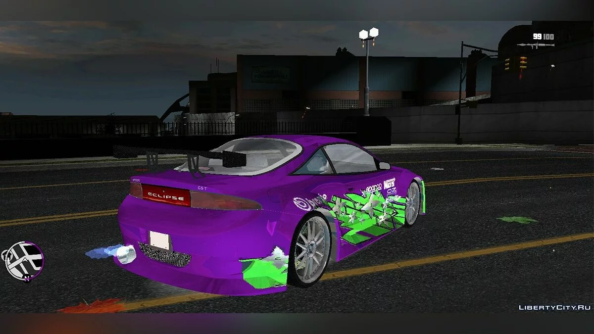 Mitsubishi Eclipse Motors from Need for Speed Underground  / GTA 3 (iOS, Android)