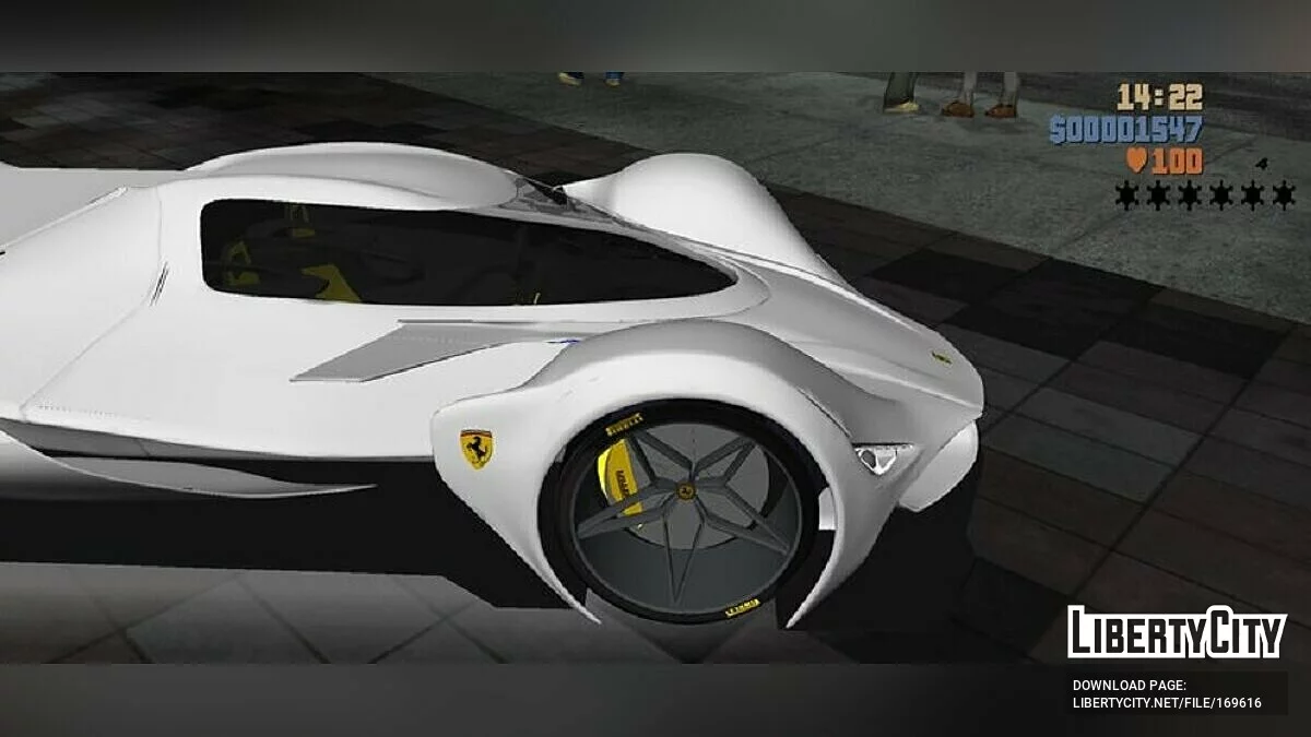 Ferrari Piero Concept / GTA 3 (iOS, Android)