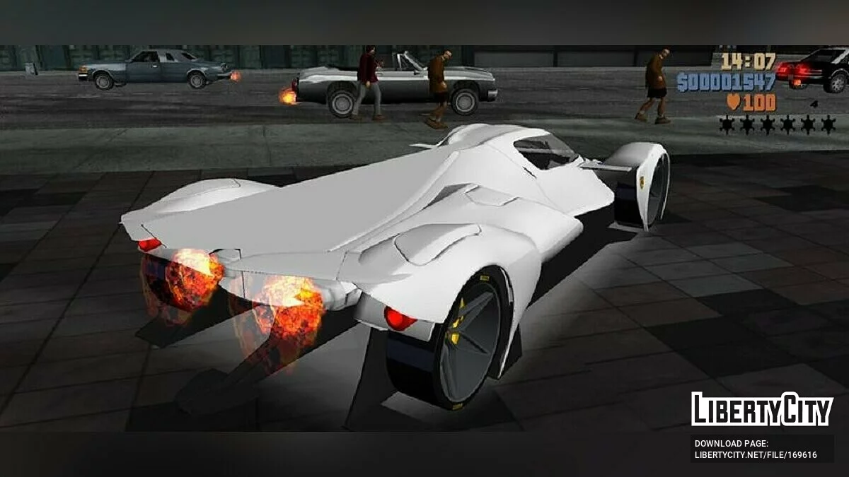 Ferrari Piero Concept / GTA 3 (iOS, Android)