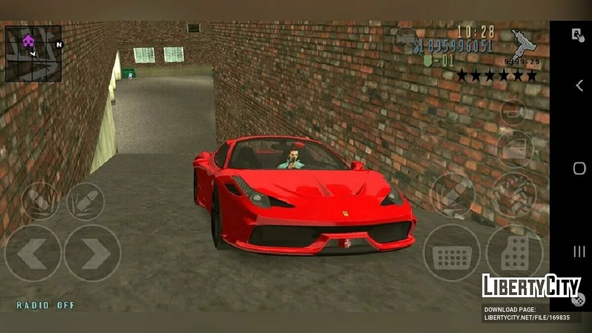 2015 Ferrari 458 Speciale Aperta / GTA 3 (iOS, Android)