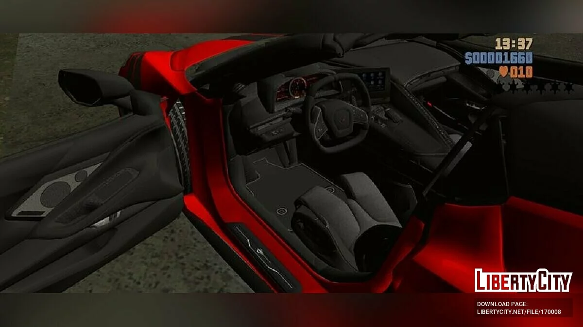 Chevrolet Corvette C8 Conversível 2020 / GTA 3 (iOS, Android)