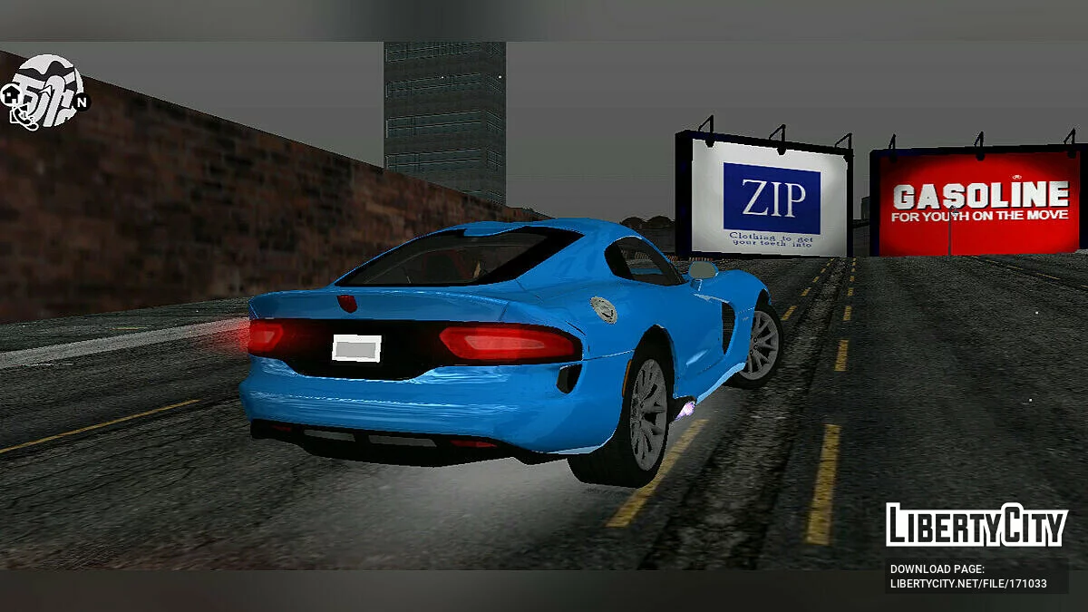 Dodge Viper GTS / GTA 3 (iOS, Android)