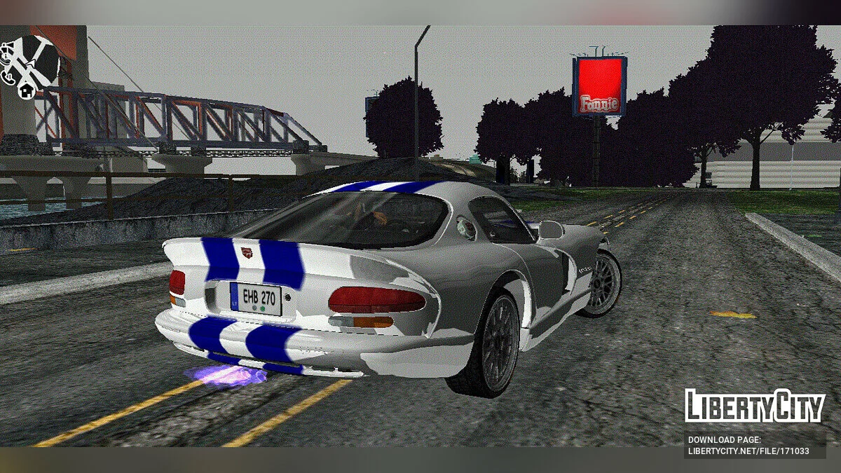 Dodge Viper GTS / GTA 3 (iOS, Android)