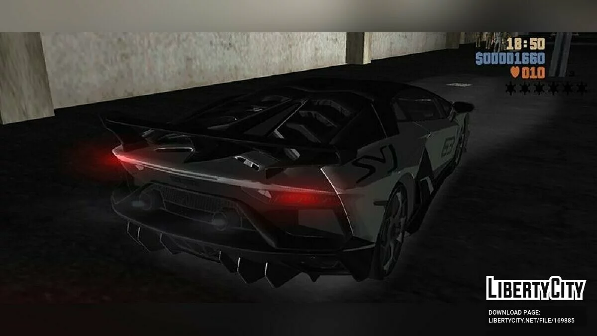 Lamborghini Aventador SVJ 63 / GTA 3 (iOS, Android)