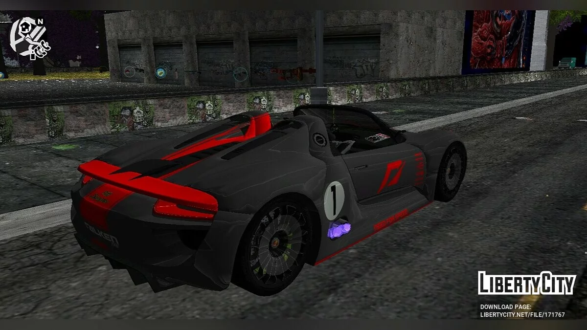 保时捷 918 Spyder 概念研究 / GTA 3 (iOS, Android)