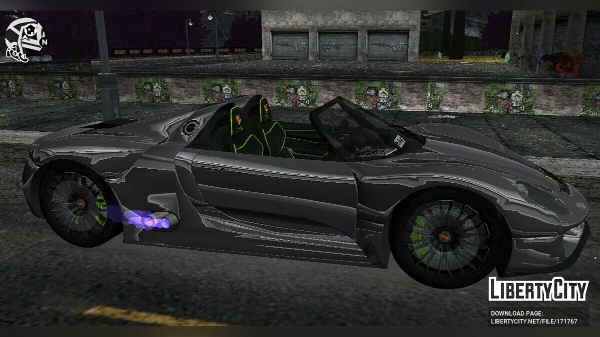 保时捷 918 Spyder 概念研究 / GTA 3 (iOS, Android)