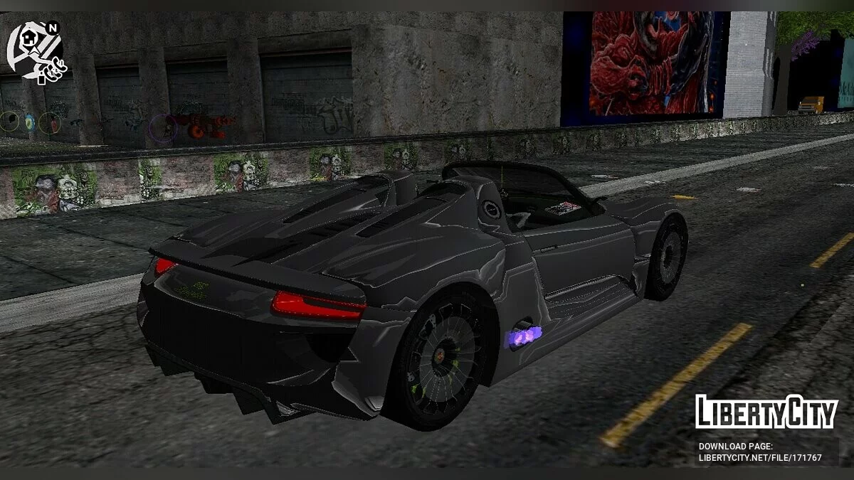 保时捷 918 Spyder 概念研究 / GTA 3 (iOS, Android)