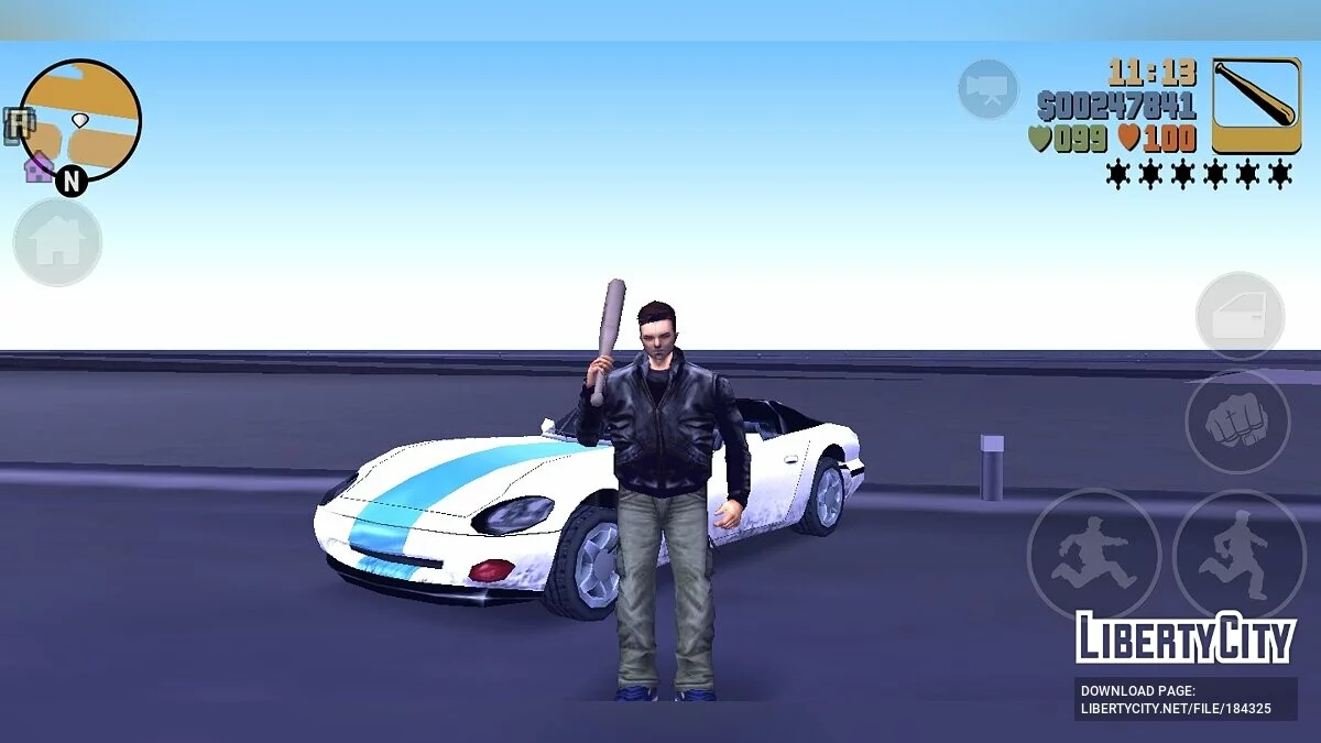 Collection of vehicles from San Andreas / GTA 3 (iOS, Android)