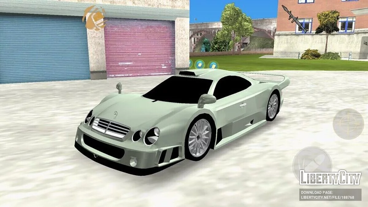Mercedes-Benz CLK GTR 1998 Strassenversion / GTA 3 (iOS, Android)