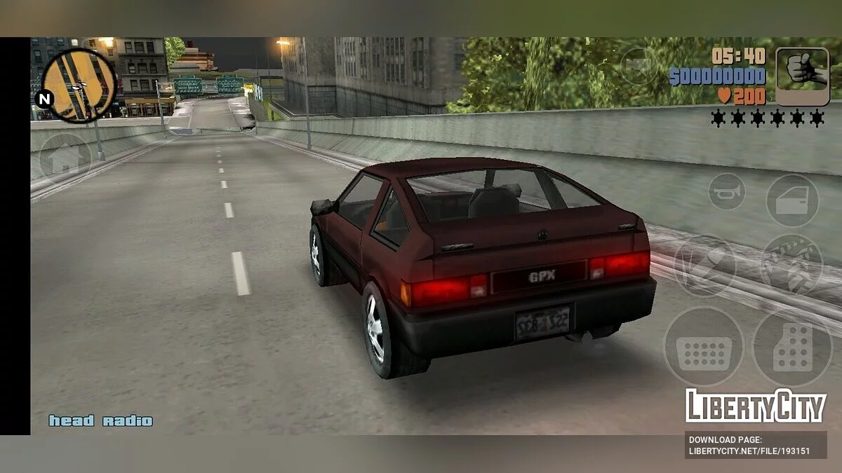 Beta VC Blista / GTA 3 (iOS, Android)