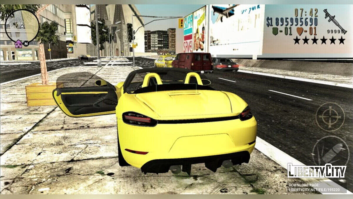 2020 Porsche Boxster 4.0 / GTA 3 (iOS, Android)