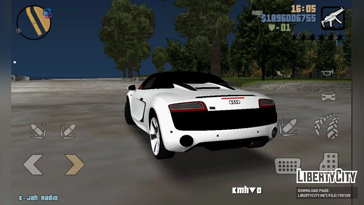 AUDI R8 2014 Spark Version / GTA 3 (iOS, Android)