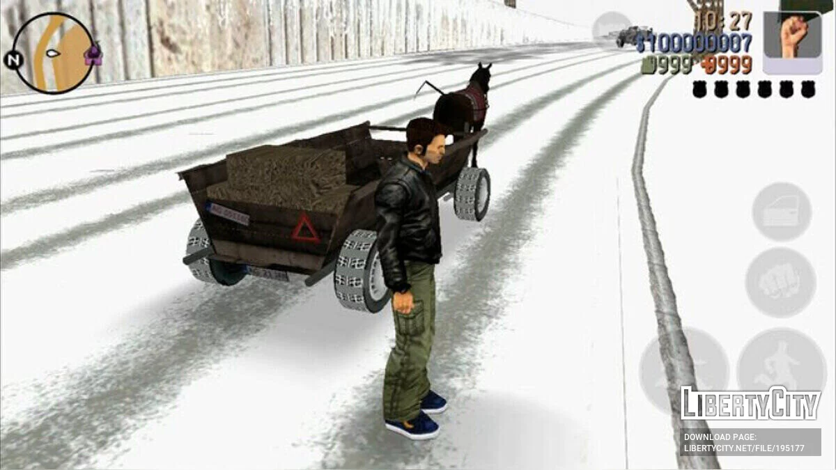 Повозка з конем / GTA 3 (iOS, Android)