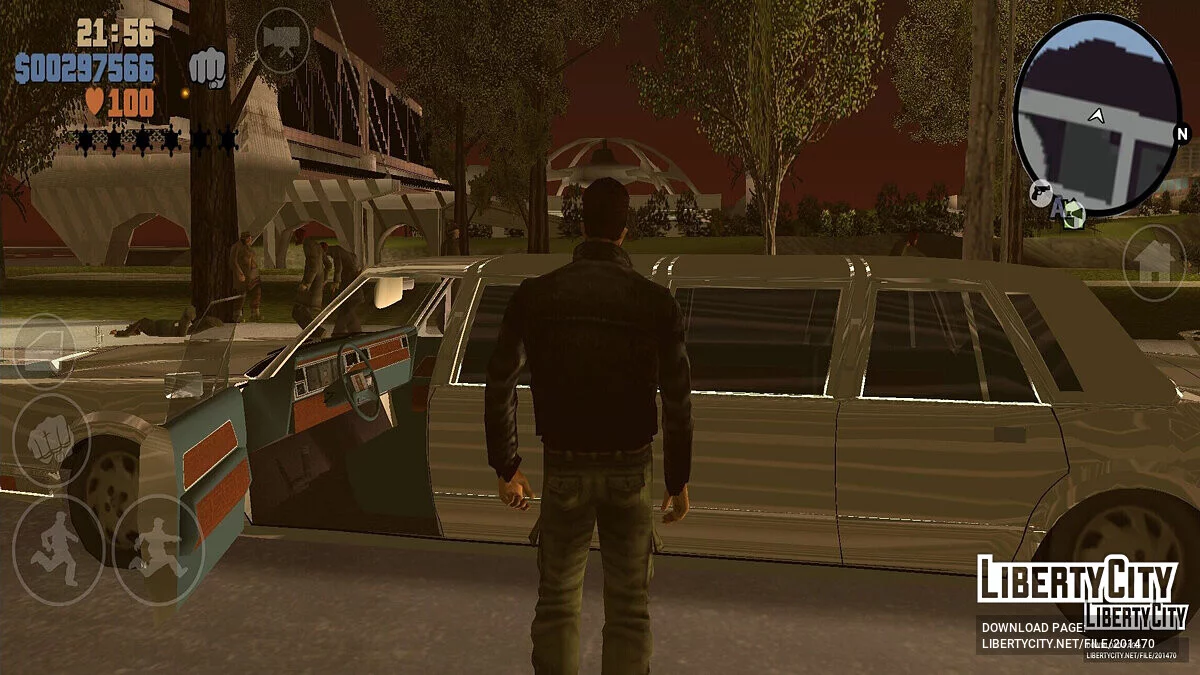 Lincoln Town Car II -  Limousine / GTA 3 (iOS, Android)