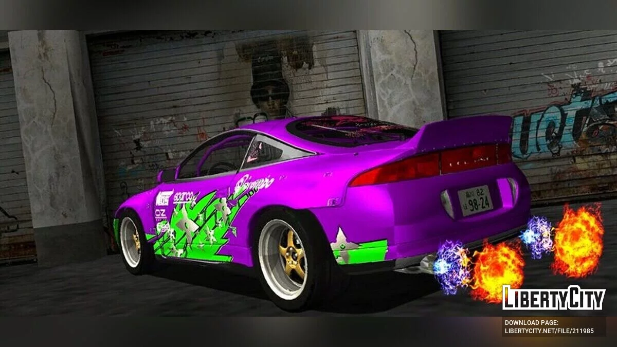 Mitsubishi Eclipse GSX Widebody / GTA 3 (iOS, Android)