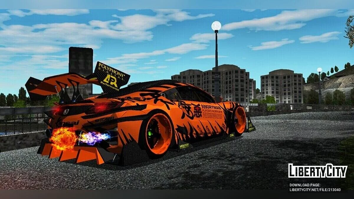Honda NSX Angryman / جي تي أي 3 (iOS، أندرويد)