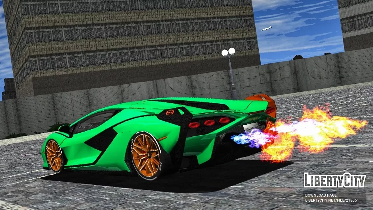 Lamborghini Sian / GTA 3 (iOS, Android)