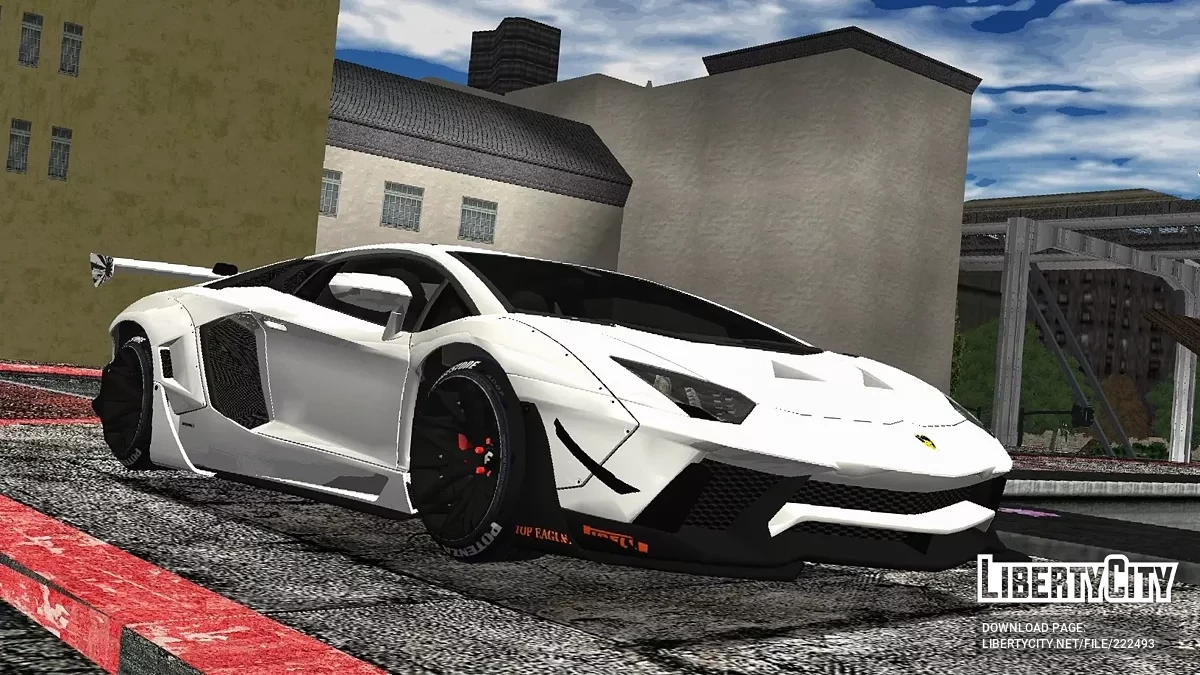 Lamborghini Aventador LP700-4 Liberty Walk Limited Edition 2011 / GTA 3 (iOS, Android)