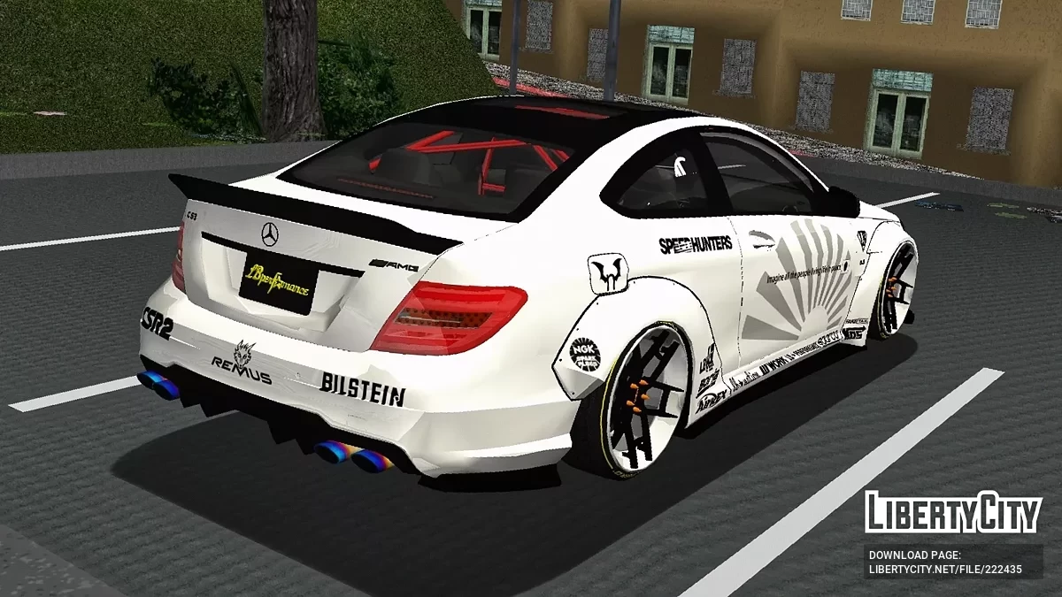2014 Mercedes C63 Black Series Liberty Walk / GTA 3 (iOS, Android)