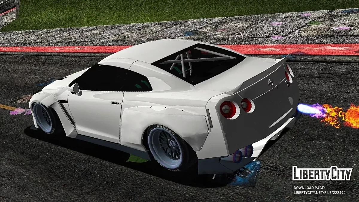 Nissan GTR R35 Pandem Rocket Bunny / GTA 3 (iOS, Android)