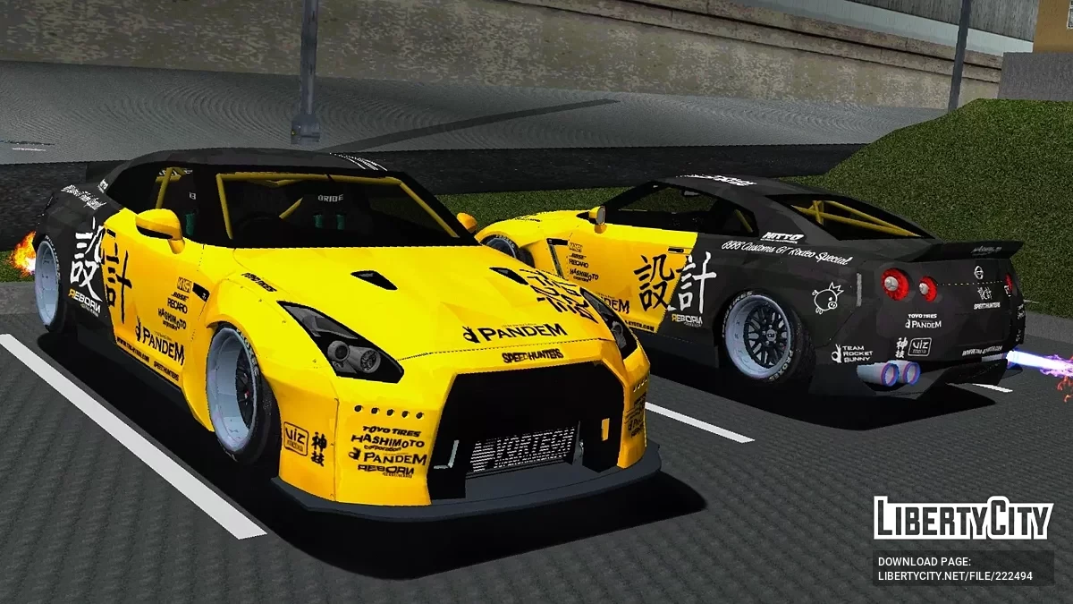 Nissan GTR R35 Pandem Rocket Bunny / GTA 3 (iOS, Android)