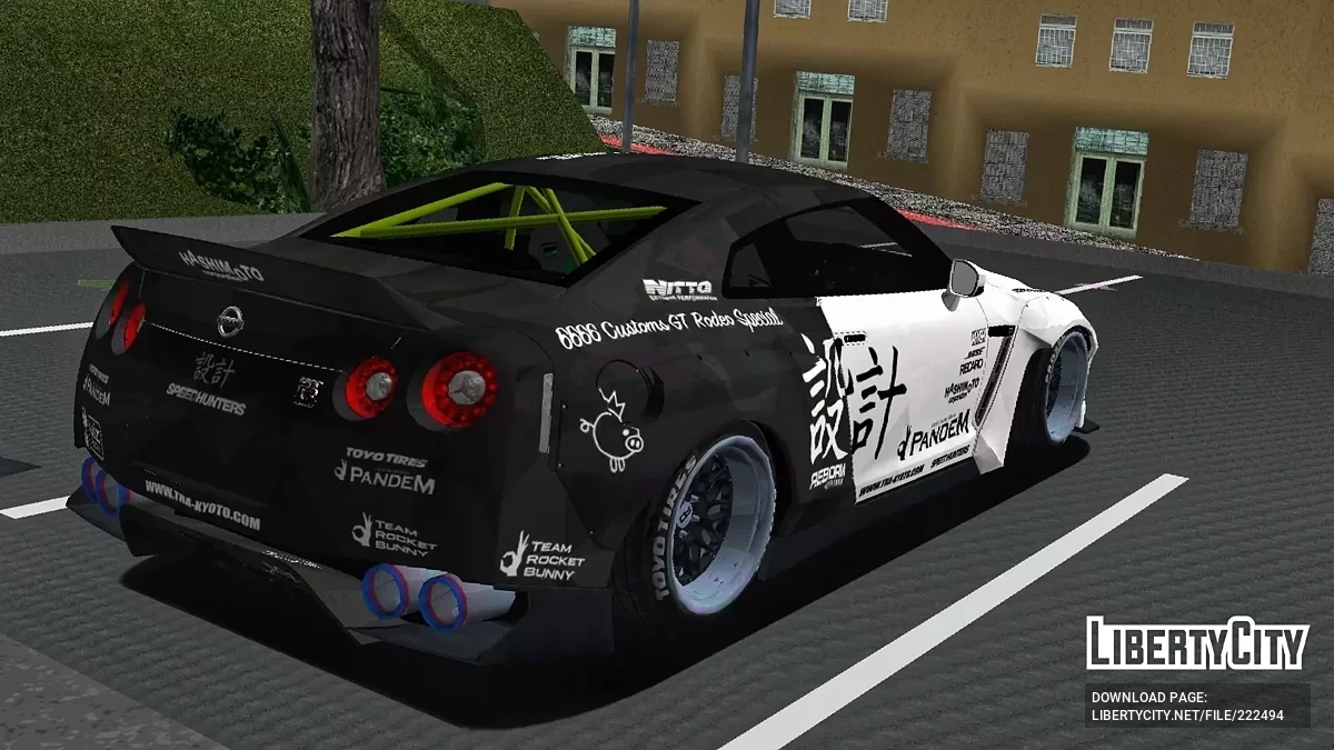 Nissan GTR R35 Pandem Rocket Bunny / GTA 3 (iOS, Android)
