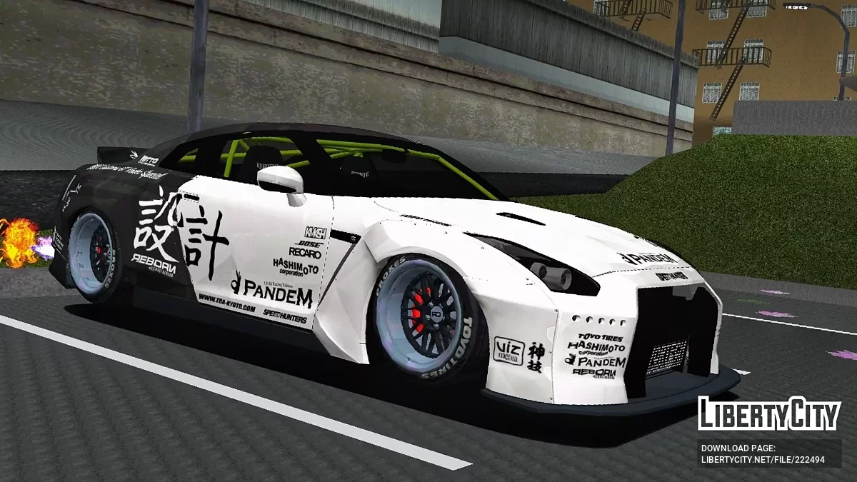 Nissan GTR R35 Pandem Rocket Bunny / GTA 3 (iOS, Android)