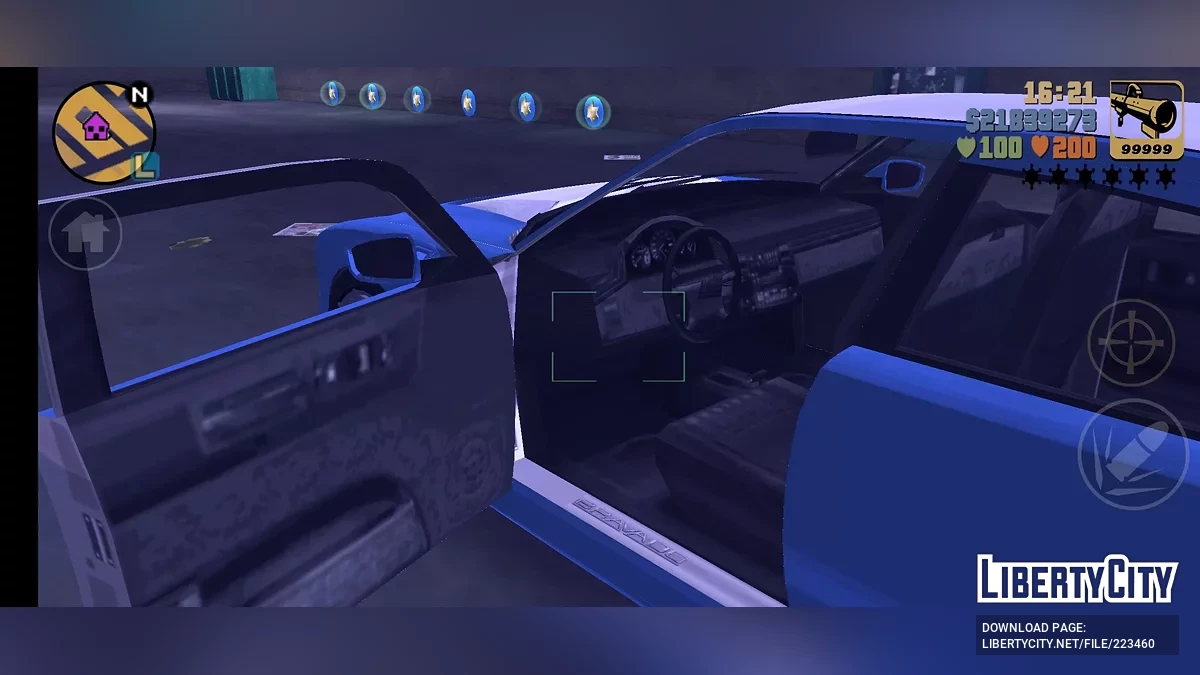 Bravado Buffalo S із GTA 5 / GTA 3 (iOS, Android)