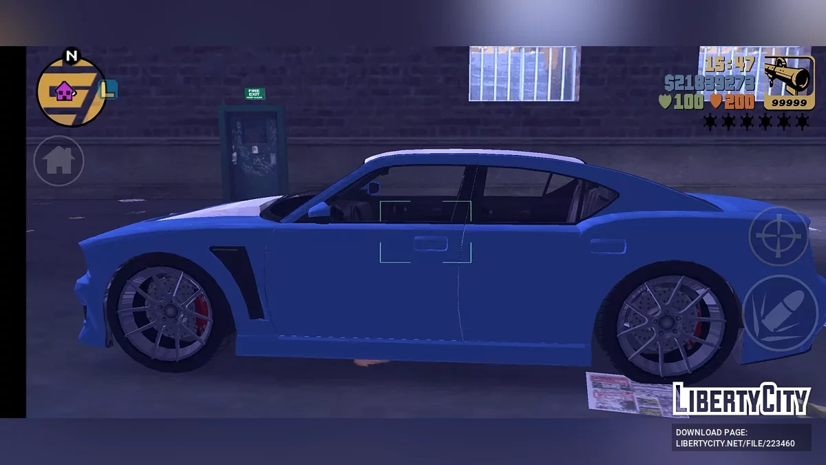 Bravado Buffalo S із GTA 5 / GTA 3 (iOS, Android)