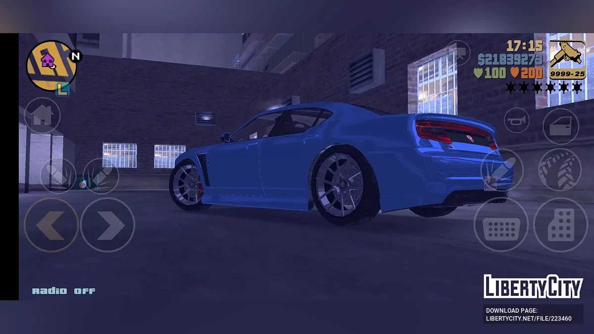 Bravado Buffalo S із GTA 5 / GTA 3 (iOS, Android)