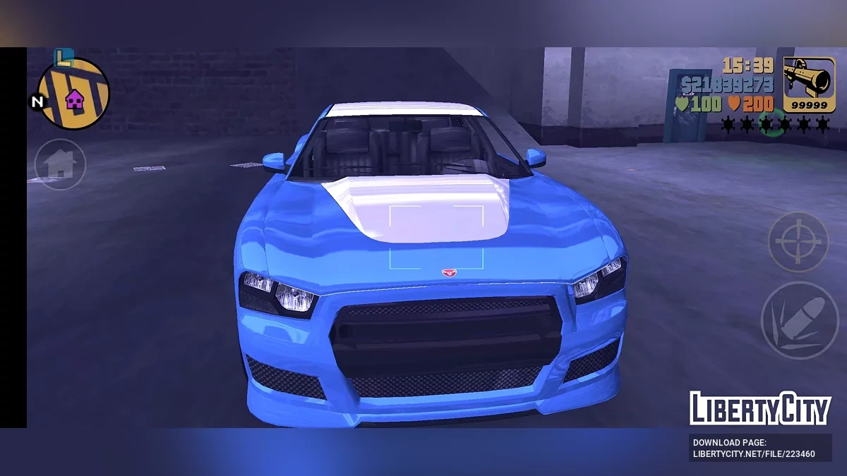 Bravado Buffalo S із GTA 5 / GTA 3 (iOS, Android)