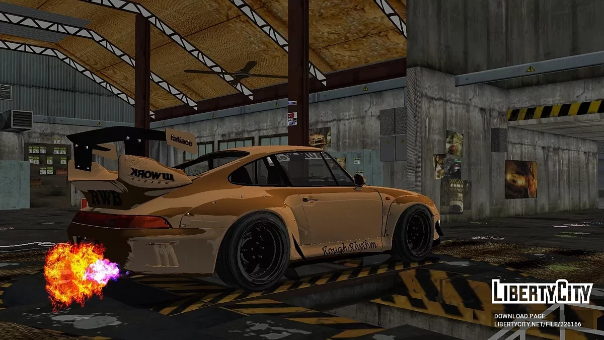 Porsche 993 GT2 RWB Rough Rhythm / GTA 3 (iOS, Android)