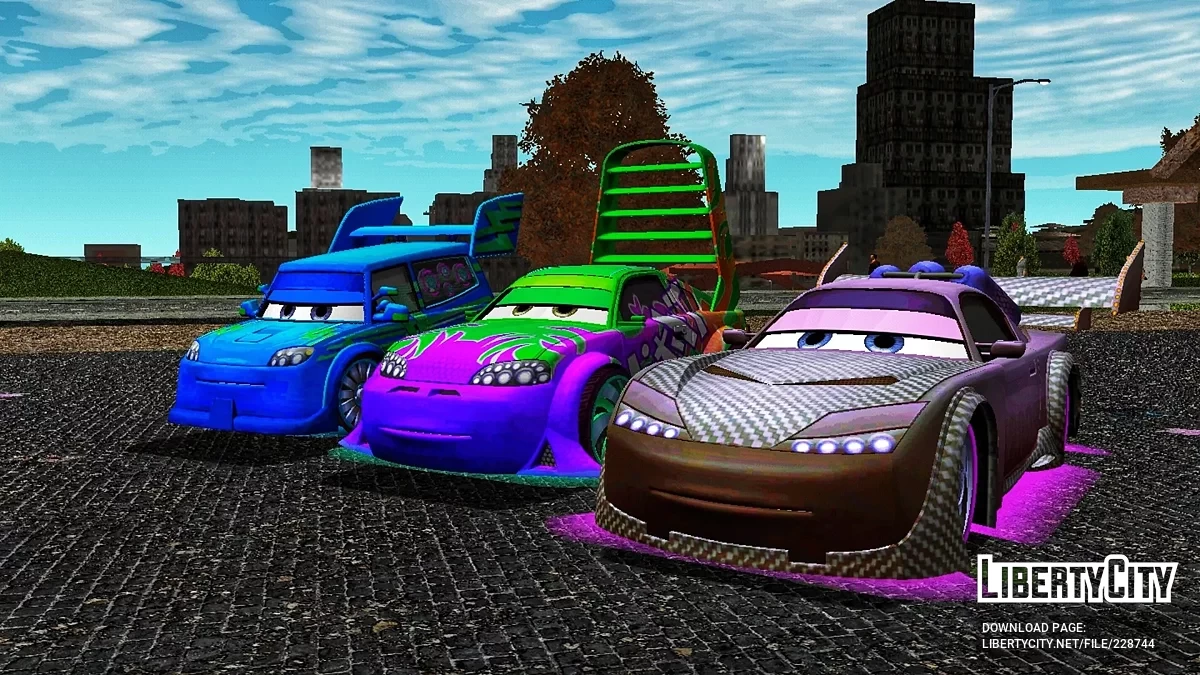 Набір автомобілів Disney Pixar Tuner / GTA 3 (iOS, Android)