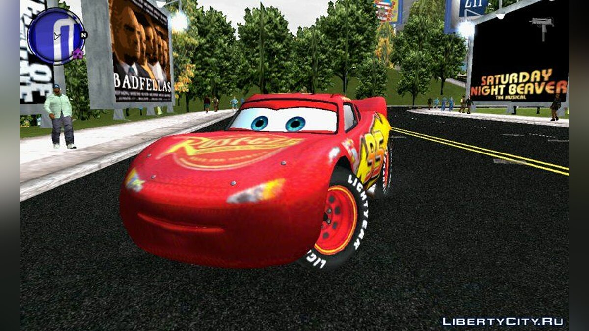 Download Lightning MCQUEEN for GTA 3 (iOS, Android)