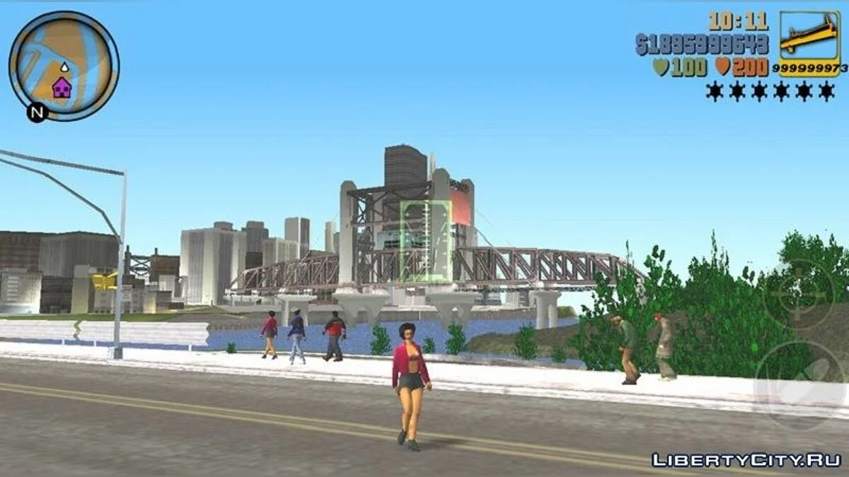 Summer in GTA 3 / GTA 3 (iOS, Android)