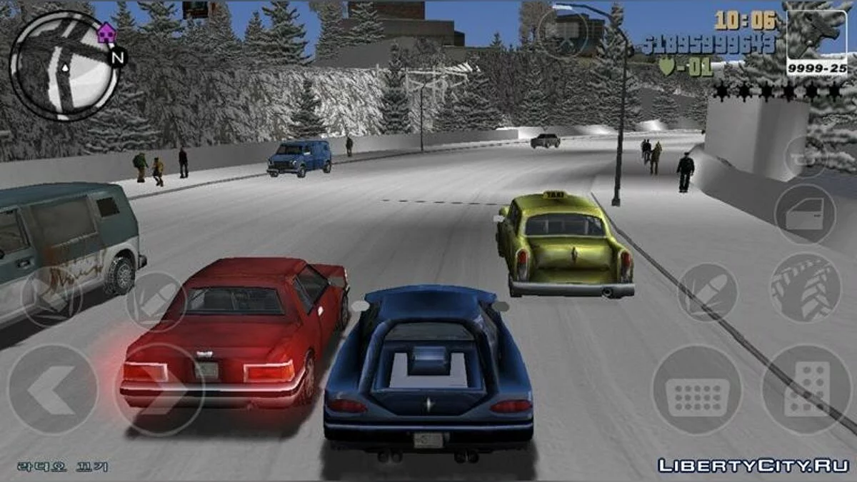 True Winter in GTA 3 / GTA 3 (iOS, Android)