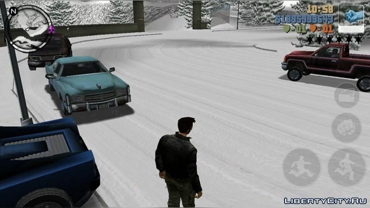 Справжня зима в GTA 3 / GTA 3 (iOS, Android)